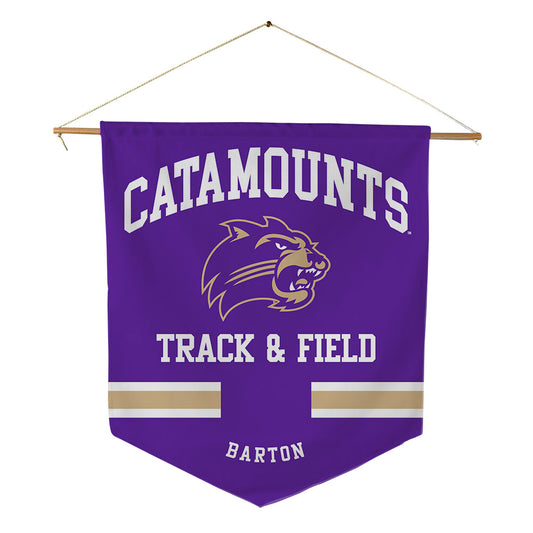 Western Carolina - NCAA Men's Track & Field : Elias Barton - Pennant - 18" x 21"-0