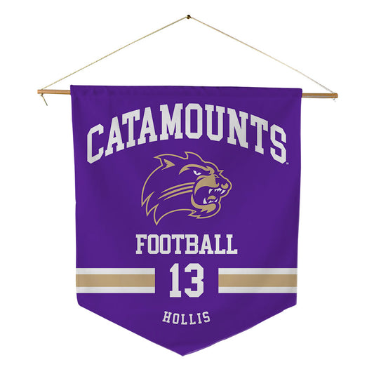 Western Carolina - NCAA Football : Richard Hollis - Pennant - 18" x 21"-0
