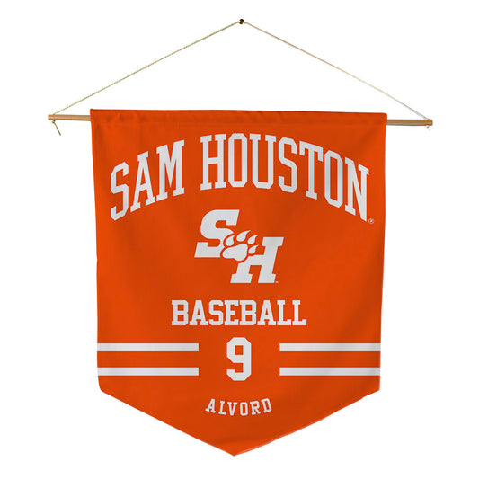 SHSU - NCAA Baseball : Hunter Alvord - Pennant - 18" x 21"-0