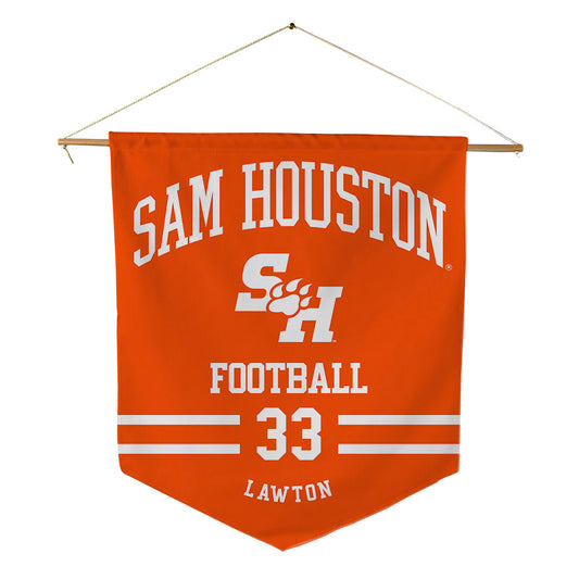 SHSU - NCAA Football : Zeiqui Lawton - Pennant - 18" x 21"-0