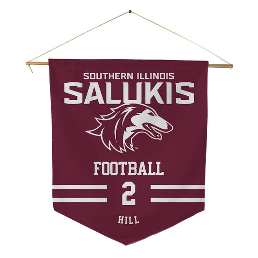 SIU Carbondale - NCAA Football : Naz Hill - Pennant - 18" x 21"-0