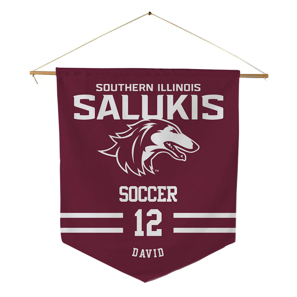 SIU Carbondale - NCAA Women's Soccer : Ziv David - Pennant - 18" x 21"-0