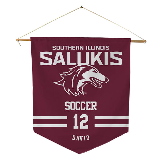 SIU Carbondale - NCAA Women's Soccer : Ziv David - Pennant - 18" x 21"-0