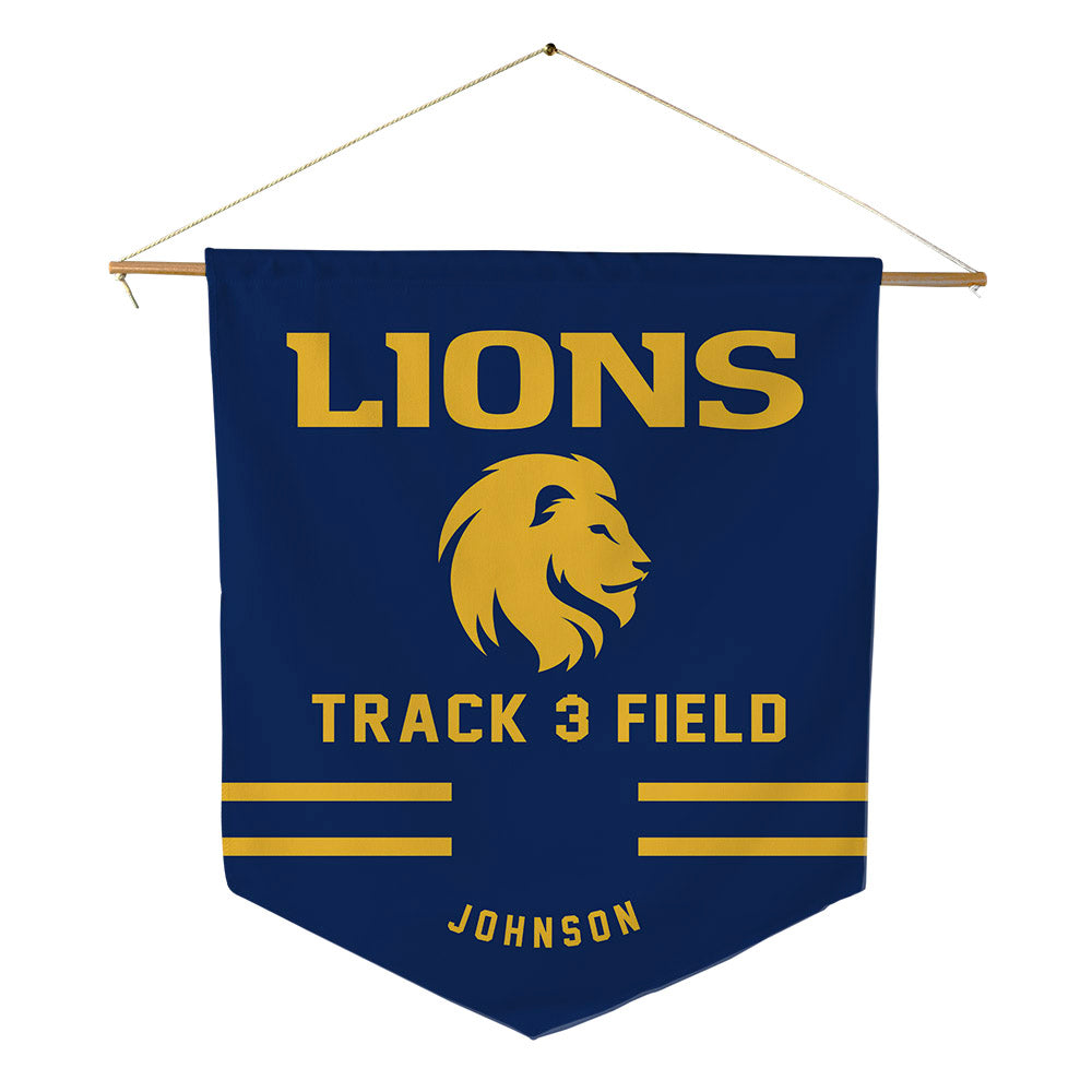 ETAMU - NCAA Men's Track & Field : Cedric Johnson - Pennant - 18" x 21"-0
