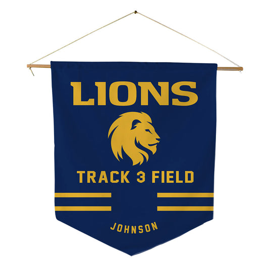 ETAMU - NCAA Men's Track & Field : Cedric Johnson - Pennant - 18" x 21"-0