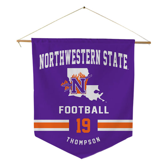 Northwestern State - NCAA Football : Brennon Thompson - Pennant - 18" x 21"-0