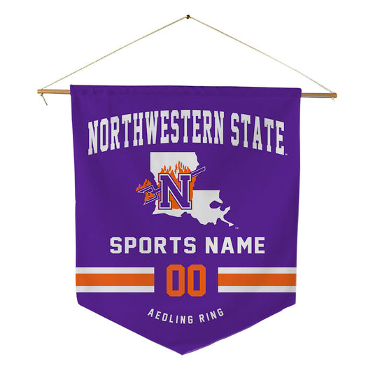 Northwestern State - NCAA Women's Track & Field : Thea Aedling Ring - Pennant - 18" x 21"-0