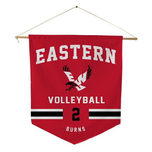 Eastern Washington - NCAA Women's Volleyball : Olivia Burns - Pennant - 18" x 21"-0