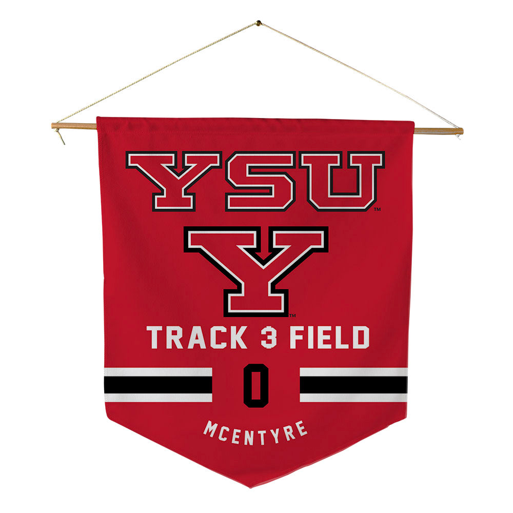 Youngstown State - NCAA Men's Track & Field : Jake McEntyre - Pennant - 18" x 21"-0