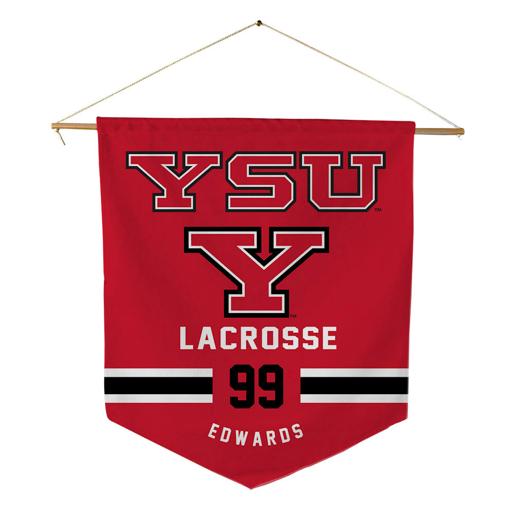 Youngstown State - NCAA Women's Lacrosse : Alyssa Edwards - Pennant - 18" x 21"-0