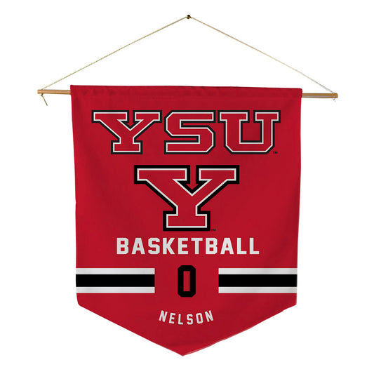 Youngstown State - NCAA Men's Basketball : Jason Nelson - Pennant - 18" x 21"-0
