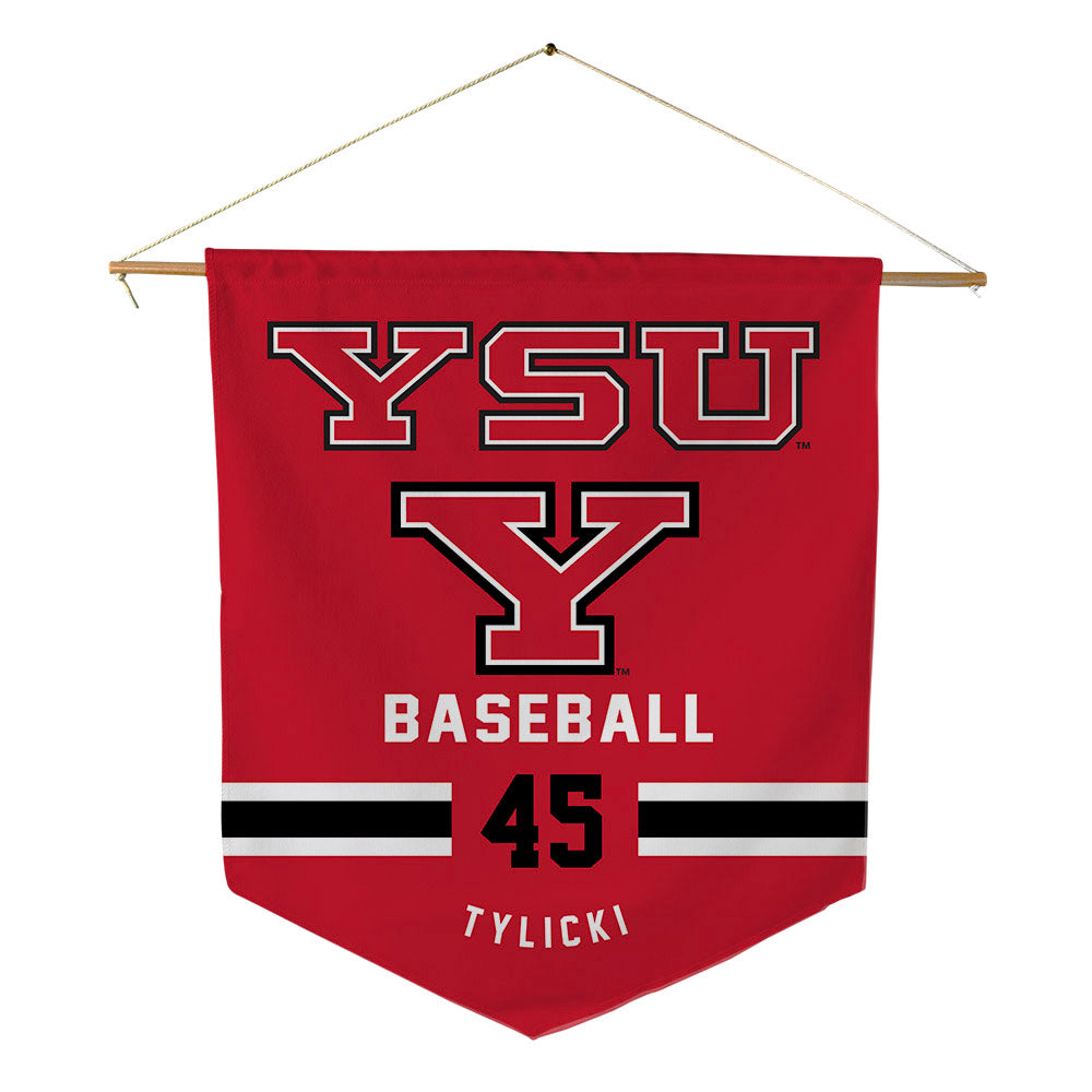 Youngstown State - NCAA Baseball : JJ Tylicki - Pennant - 18" x 21"-0