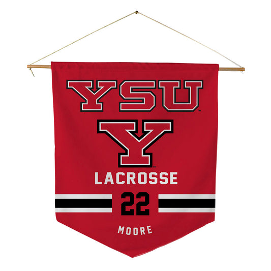 Youngstown State - NCAA Women's Lacrosse : Kaylie Moore - Pennant - 18" x 21"-0
