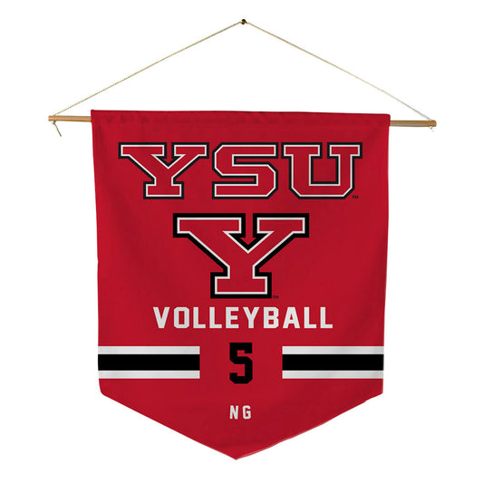 Youngstown State - NCAA Women's Volleyball : Teagan Ng - Pennant - 18" x 21"-0