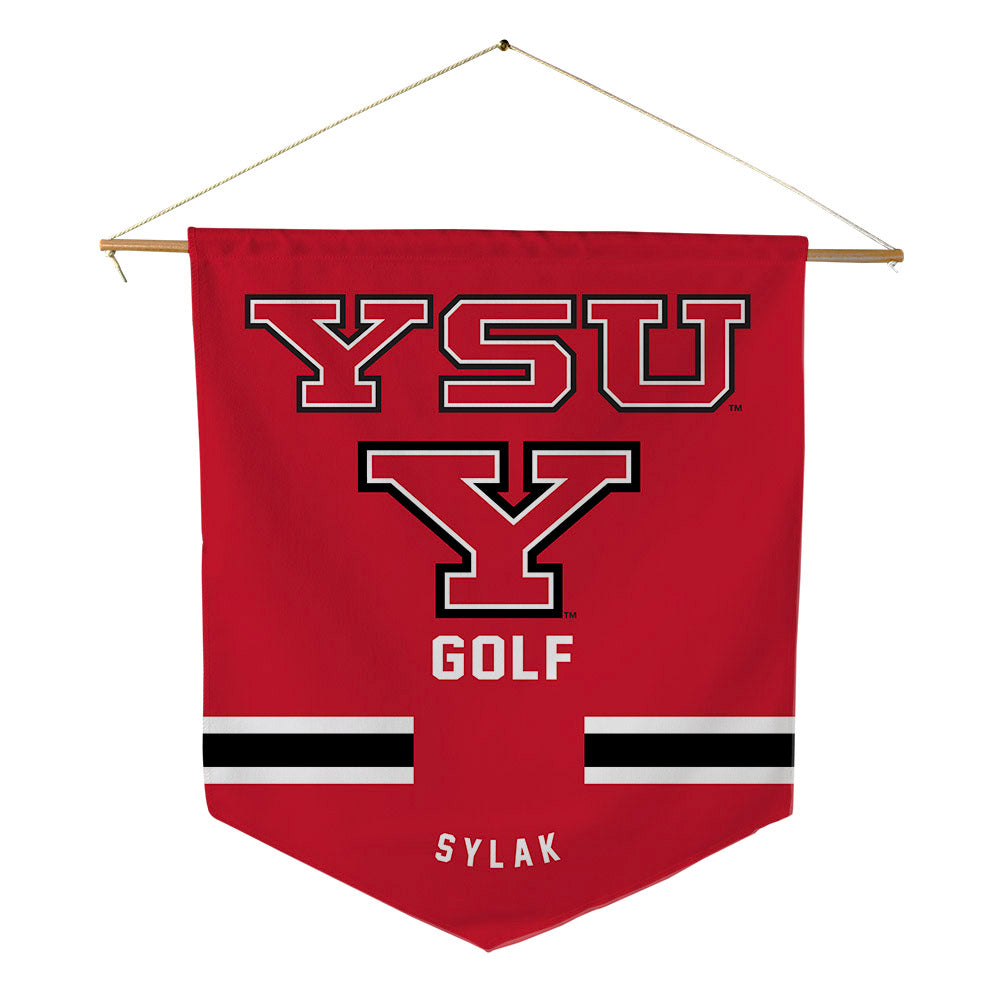 Youngstown State - NCAA Men's Golf : Jake Sylak - Pennant - 18" x 21"-0