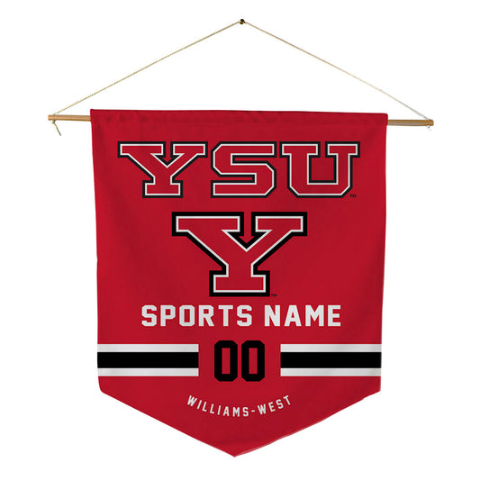 Youngstown State - NCAA Football : Jussiah Williams-West - Pennant - 18" x 21"-0