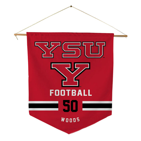Youngstown State - NCAA Football : Grant Woods - Pennant - 18" x 21"-0