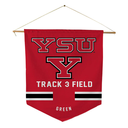 Youngstown State - NCAA Men's Track & Field : Brayden Green - Pennant - 18" x 21"-0