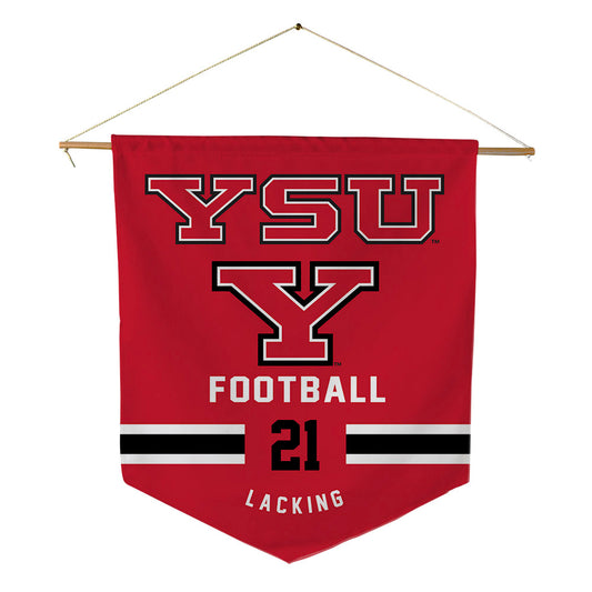 Youngstown State - NCAA Football : Larenz Lacking - Pennant - 18" x 21"-0