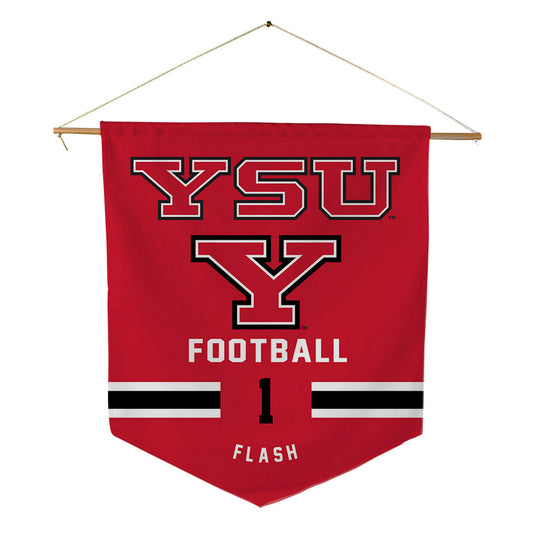 Youngstown State - NCAA Football : Kylon Flash - Pennant - 18" x 21"-0
