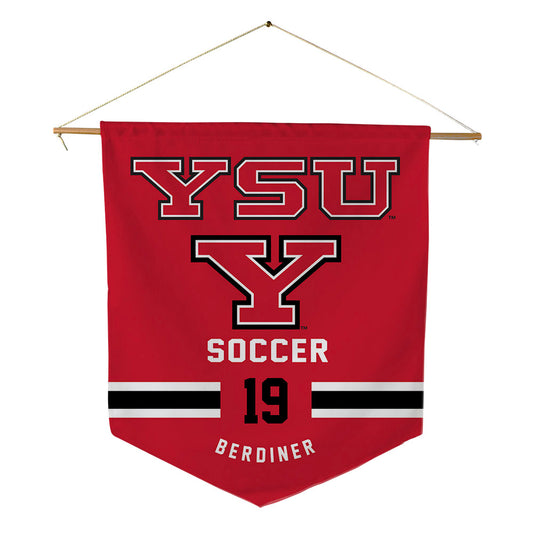 Youngstown State - NCAA Women's Soccer : Emma Berdiner - Pennant - 18" x 21"-0