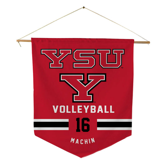 Youngstown State - NCAA Women's Volleyball : Gabriela Machin - Pennant - 18" x 21"-0