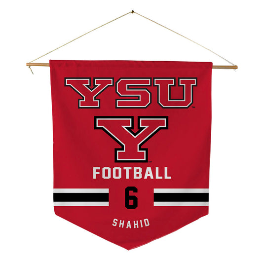 Youngstown State - NCAA Football : Makai Shahid - Pennant - 18" x 21"-0