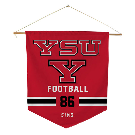 Youngstown State - NCAA Football : Stephen Sims - Pennant - 18" x 21"-0