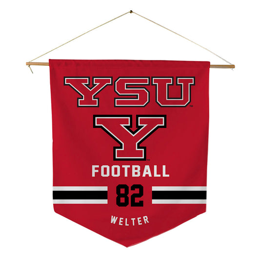 Youngstown State - NCAA Football : Max Welter - Pennant - 18" x 21"-0