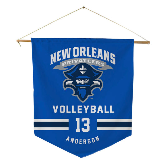 New Orleans - NCAA Women's Volleyball : Ania Anderson - Pennant - 18" x 21"-0