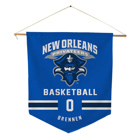 New Orleans - NCAA Women's Basketball : Hailee Brennen - Pennant - 18" x 21"-0