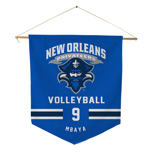 New Orleans - NCAA Women's Volleyball : Celia Mbaya - Pennant - 18" x 21"-0