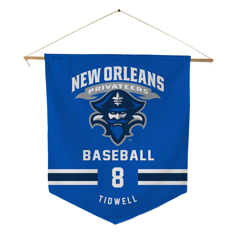 New Orleans - NCAA Baseball : Eli Tidwell - Pennant - 18" x 21"-0