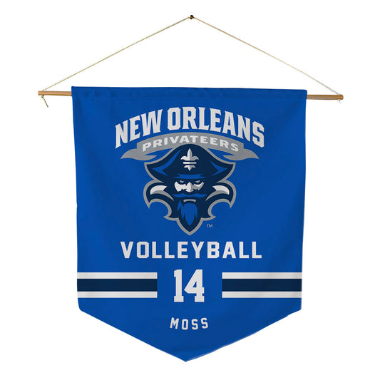 New Orleans - NCAA Women's Volleyball : Ella Moss - Pennant - 18" x 21"-0