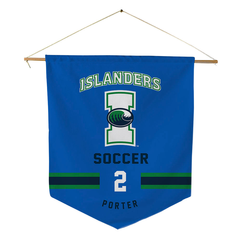 Texas A&M Corpus Christi - NCAA Women's Soccer : Katie Porter - Pennant - 18" x 21"-0