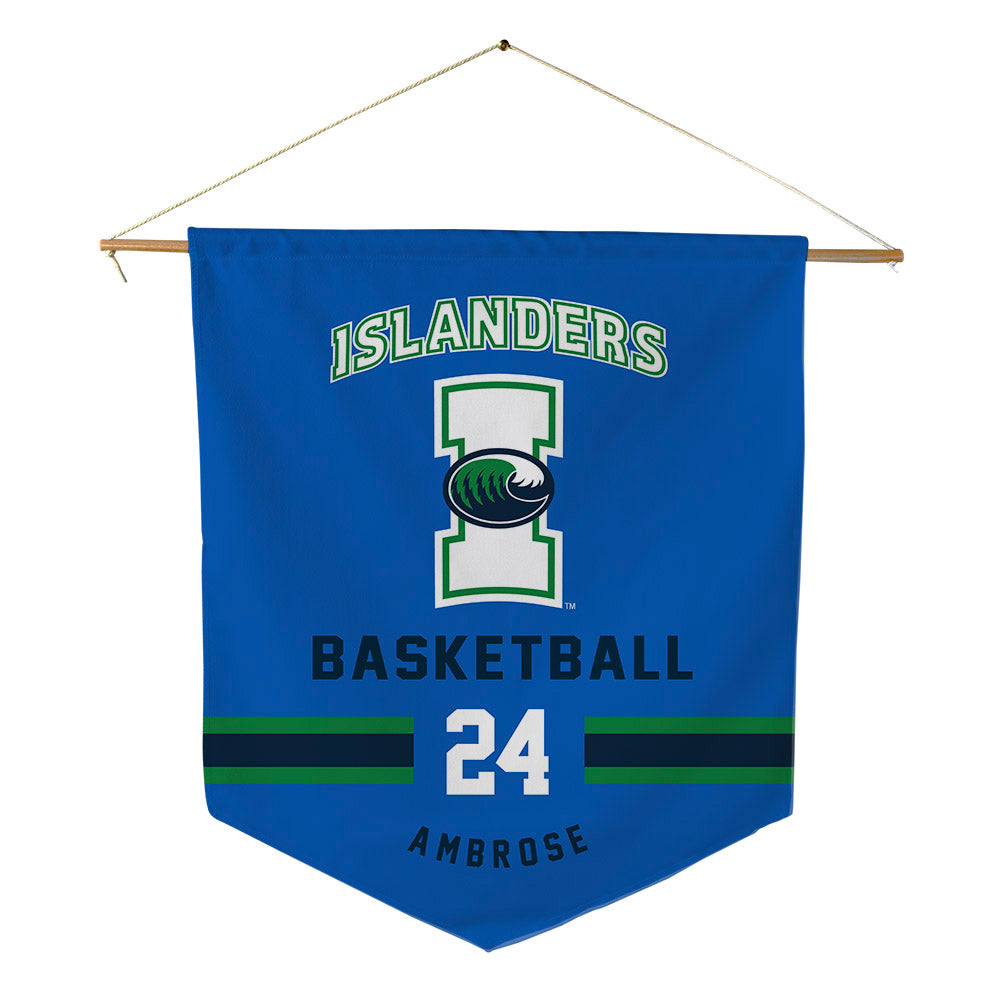 Texas A&M Corpus Christi - NCAA Men's Basketball : Jamal ambrose - Pennant - 18" x 21"-0