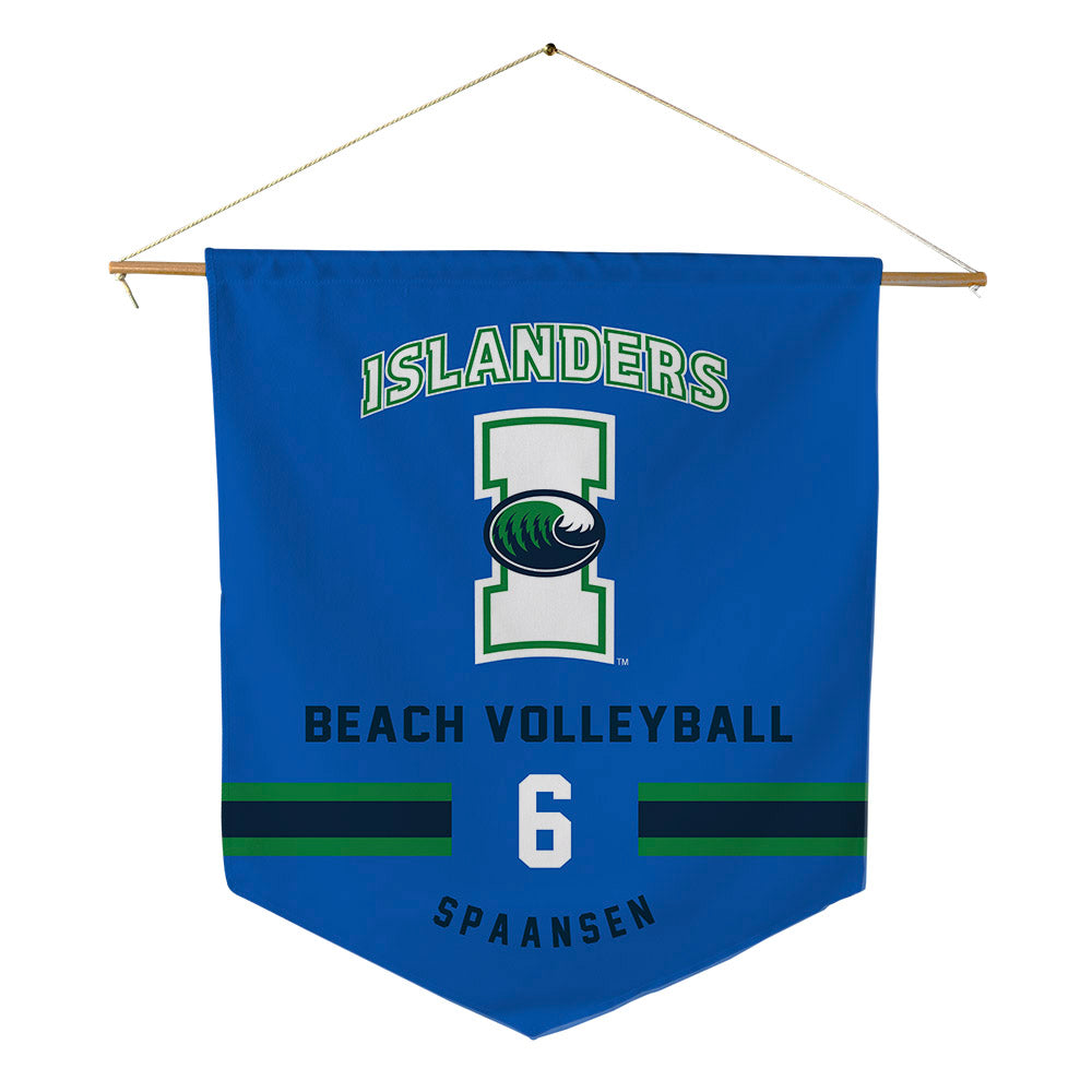 Texas A&M Corpus Christi - NCAA Beach Volleyball : Tess Spaansen - Pennant - 18" x 21"-0
