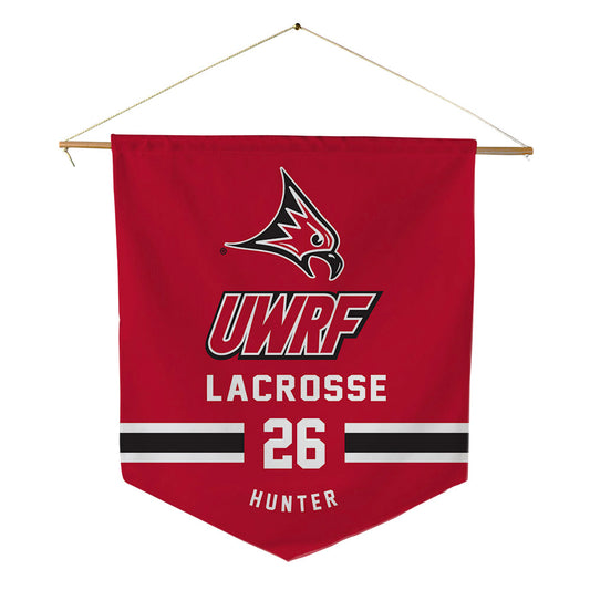 UW River Falls - NCAA Women's Lacrosse : Mia Hunter - Pennant - 18" x 21"-0