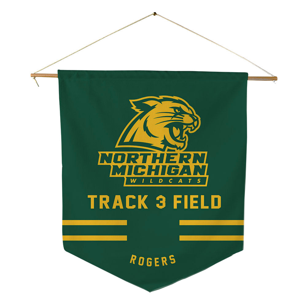 Northern Michigan - NCAA Women's Track & Field : Taylor Rogers - Pennant - 18" x 21"-0