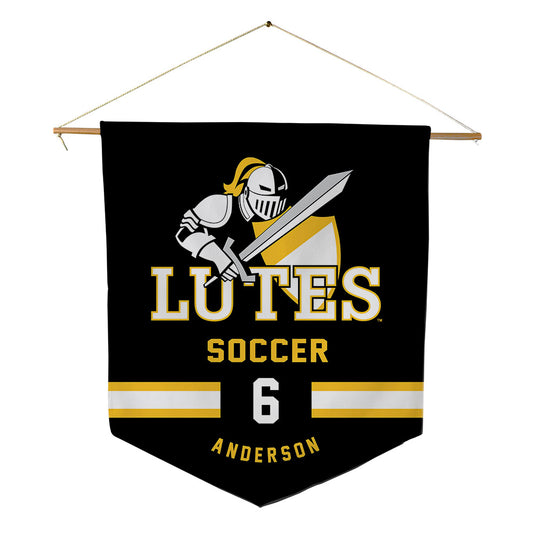 PLU - NCAA Men's Soccer : Mattias Anderson - Pennant - 18" x 21"-0