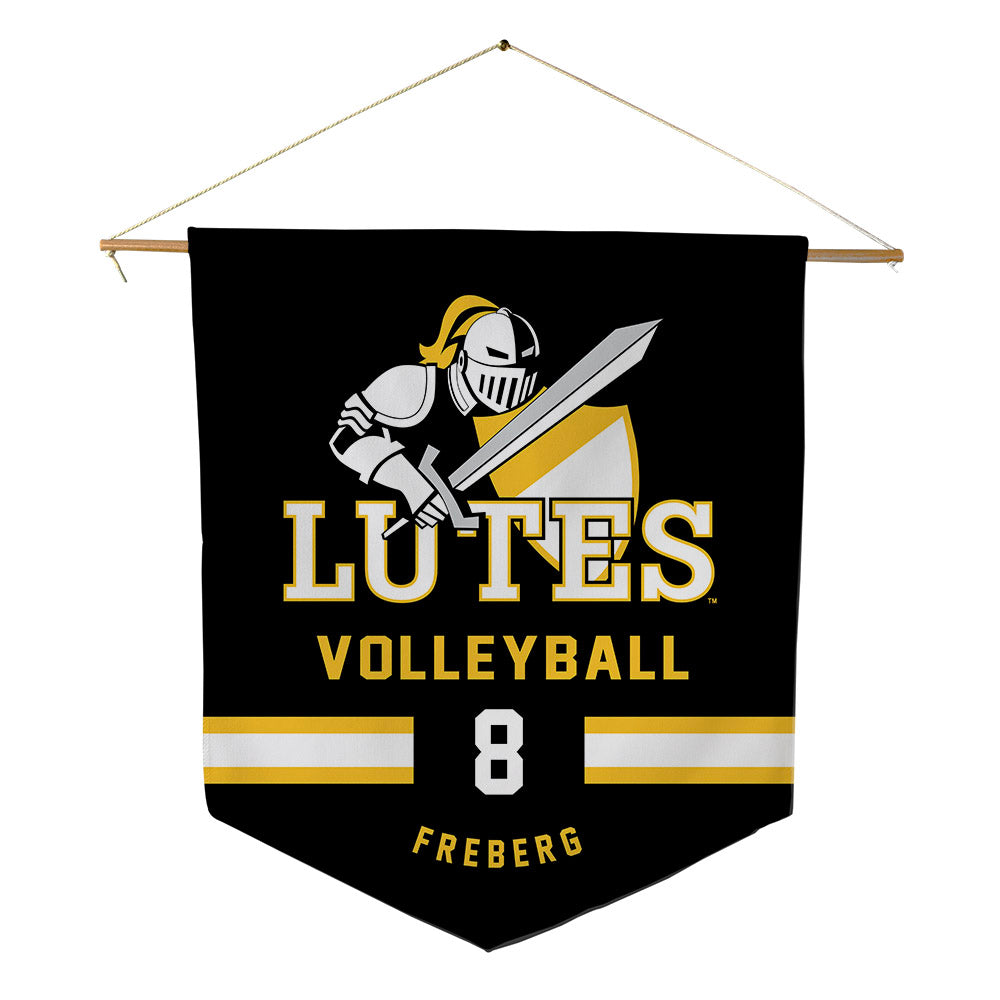 PLU - NCAA Women's Volleyball : Clarise Freberg - Pennant - 18" x 21"-0