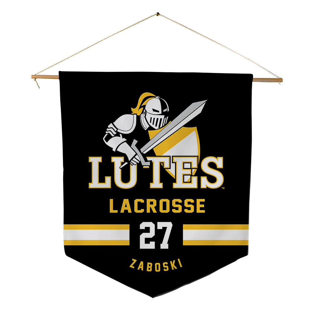 PLU - NCAA Women's Lacrosse : Lia Zaboski - Pennant - 18" x 21"-0