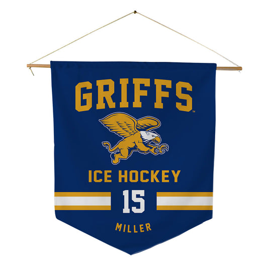 Canisius - NCAA Men's Ice Hockey : Cole Miller - Pennant - 18" x 21"-0