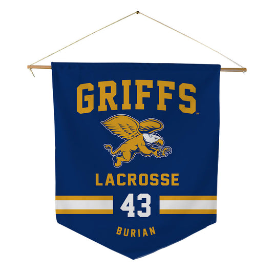 Canisius - NCAA Men's Lacrosse : Ashton Burian - Pennant - 18" x 21"-0