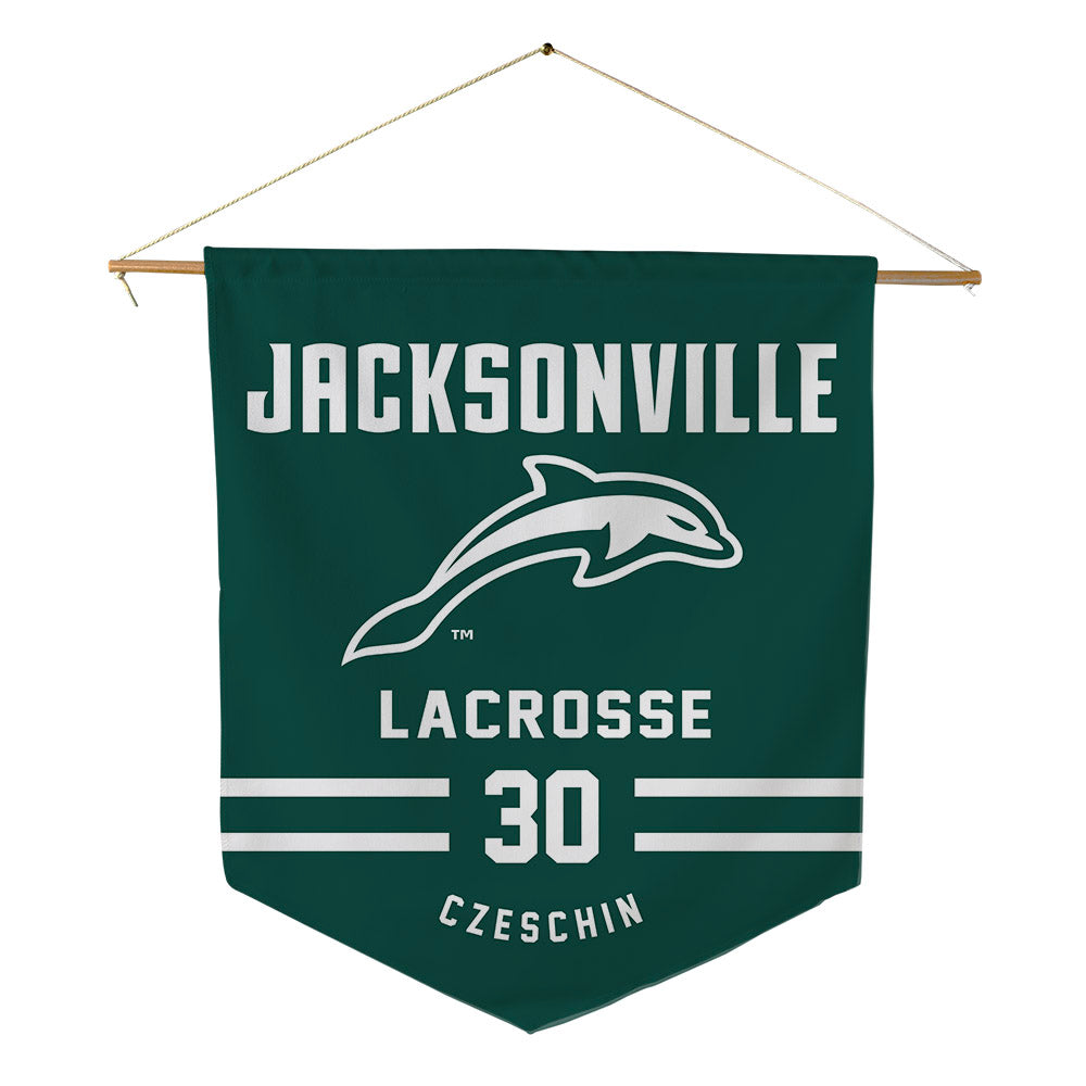Jacksonville - NCAA Men's Lacrosse : Zane Czeschin - Pennant - 18" x 21"-0