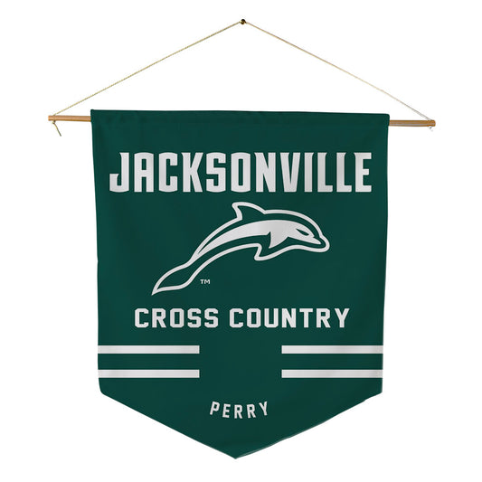 Jacksonville - NCAA Men's Cross Country : Lewis Perry - Pennant - 18" x 21"-0