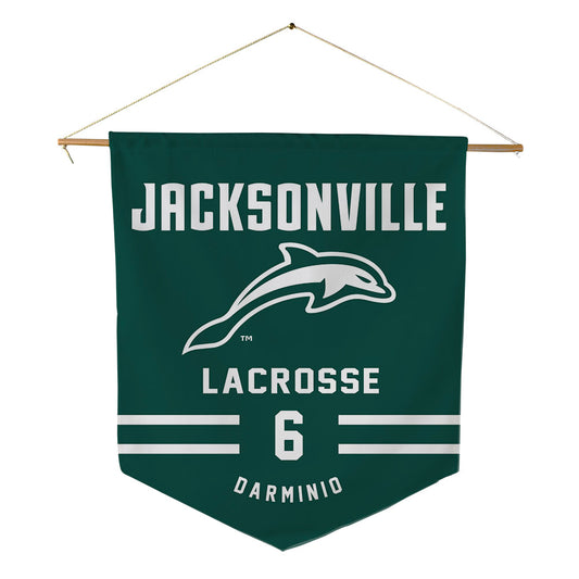 Jacksonville - NCAA Men's Lacrosse : Chris Darminio - Pennant - 18" x 21"-0