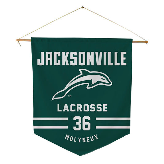 Jacksonville - NCAA Men's Lacrosse : Connor Molyneux - Pennant - 18" x 21"-0