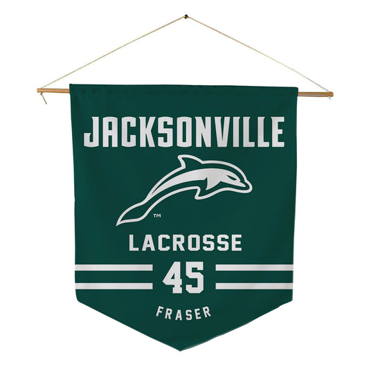 Jacksonville - NCAA Men's Lacrosse : Lucas Fraser - Pennant - 18" x 21"-0