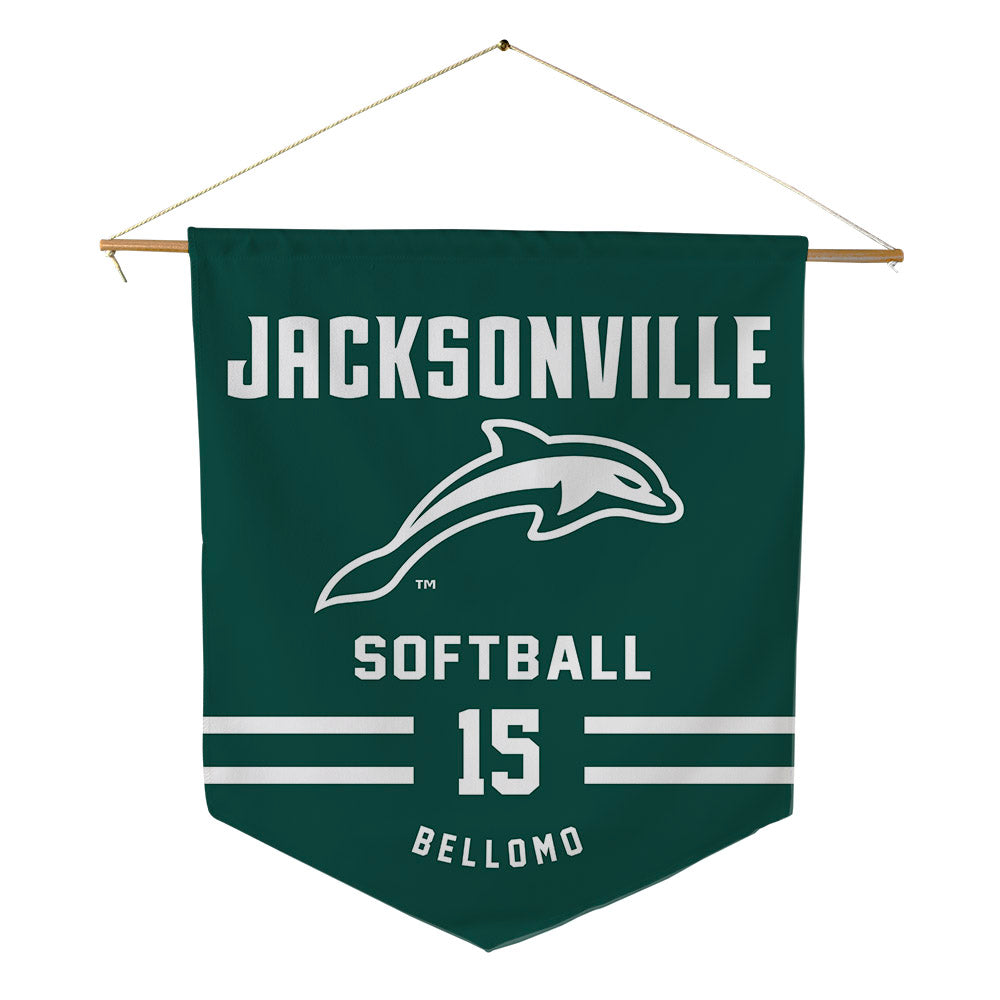 Jacksonville - NCAA Softball : Emily Bellomo - Pennant - 18" x 21"-0